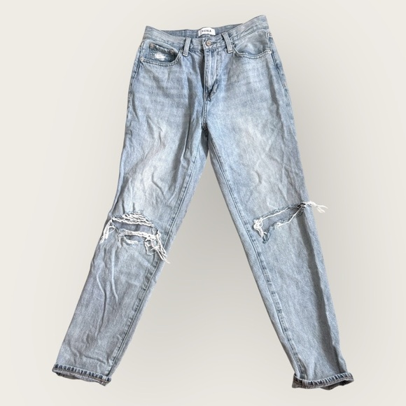 Pistola Distressed Boyfriend Jeans Size 26 – Light Wash - Picture 5 of 7